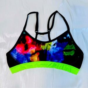 Prismsport Sports Bra Womens Small Spaghetti Strap Racerback No Padding Sports